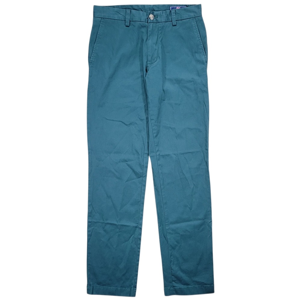 Vineyard Vines Chino Pants Men 28x32 Green Cotton Business Casual Preppy Classic